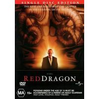 RED DRAGON - Rare DVD Aus Stock PREOWNED: DISC LIKE NEW