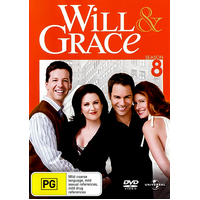 Will and Grace The Complete Series 8 DVD Preowned: Disc Like New