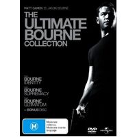 THE ULTIMATE BOURNE COLLECTION DVD Preowned: Disc Like New