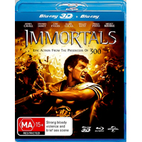 Immortals (3D) Blu-Ray Preowned: Disc Like New