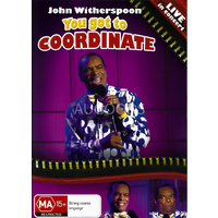 John Witherspoon You got to Coordinate -Rare Preowned DVD: DISC LIKE NEW Aus Stock Comedy