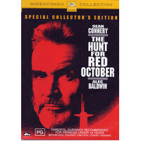 THE HUNT FOR RED OCTOBER - SEAN CONNERY DVD Preowned: Disc Like New