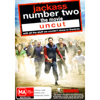 Jackass Number Two Movie Uncut DVD Preowned: Disc Like New