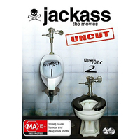 Jackass The Movie (Uncut) / Jackass 2 (aka Jackass Number Two) Uncut DVD Preowned: Disc Like New