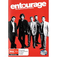 entourage The Complete Fourth Season -Rare DVD Aus Stock Comedy PREOWNED: DISC LIKE NEW