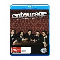 entourage The Complete Sixth Season Blu-Ray Preowned: Disc Like New