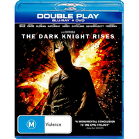 The Dark Knight Rises Double Play Blu-Ray Preowned: Disc Like New