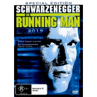 SCHWARZENIGGER THE RUNNING MAN Region 1 USA DVD Preowned: Disc Like New