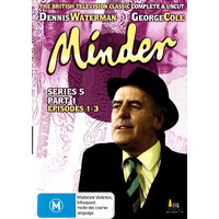 Minder Series 5 Part 1 Episodes 1-3 -DVD Comedy Series Rare Aus Stock 