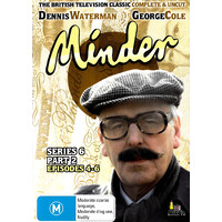 Minder Series 6 Part 2 Episodes 4-6 -DVD Comedy Series Rare Aus Stock 