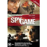 Spy Game Robert Redford, Brad Pitt, Catherine McCormack - DVD Preowned: Excellent Condition