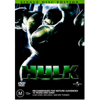 Hulk (Single Disc) DVD Preowned: Disc Excellent