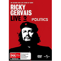 Ricky Gervais Live 2 - Politics DVD Preowned: Disc Excellent