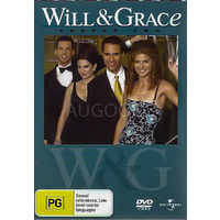 WILL & GRACE Season 2- Rare DVD Aus Stock Preowned: Excellent Condition