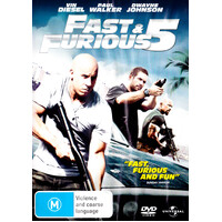 Fast and Furious 5 DVD Preowned: Disc Excellent