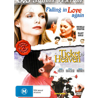 FALLING IN LOVE AGAIN AND TICKET TO HEAVEN - Rare DVD Aus Stock Preowned: Excellent Condition