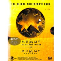 The Mummy Plus The Mummy Returns - The Deluxe Collector's Pack - Preowned DVD Excellent Condition 