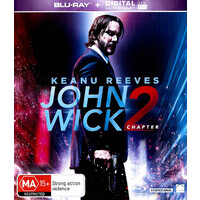 John Wick Chapter 2 (Blu-ray/UV) - Rare Blu-Ray Aus Stock Preowned: Excellent Condition