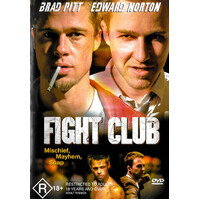 FIGHT CLUB- Brad Pitt Edward Norton DVD Preowned: Disc Excellent