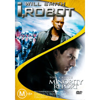 I Robot and Minority Report Double Pack DVD Preowned: Disc Excellent