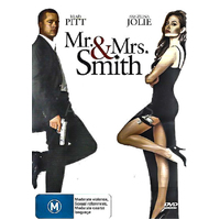 MR. & MRS. SMITH DVD Preowned: Disc Excellent