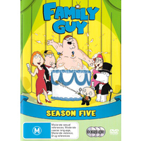 Family Guy Season Five -DVD Comedy Series Rare Aus Stock Preowned: Excellent Condition