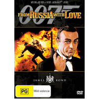 From Russia With Love (007) DTS -Rare Aus Stock Comedy DVD Preowned: Excellent Condition