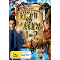 Night at the Museum 1 and 2 Special Exhibit Double Pack Edition DVD Preowned: Disc Excellent