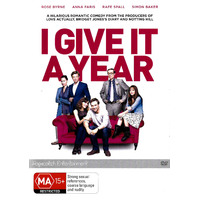 I Give it a Year -Rare DVD Aus Stock Comedy Preowned: Excellent Condition