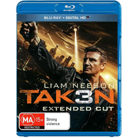 Taken 3 (Extended Cut) /Digital HD Blu-Ray Preowned: Disc Excellent