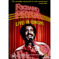 RICHARD PRYOR LIVE! IN CONCERT -Educational DVD Rare Aus Stock Preowned: Excellent Condition