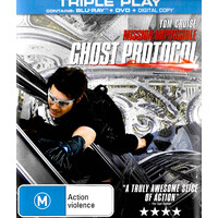 Mission Impossible 4 Ghost Protocol (Blu-ray/DVD/Digital Copy) - Blu-Ray 