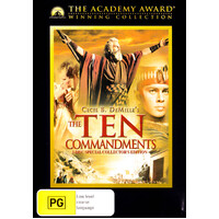 The Ten Commandments (1956) Special Collector's Edition) Academy Awards DVD Preowned: Disc Excellent