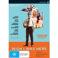 WISH I WAS HERE DVD Preowned: Disc Excellent