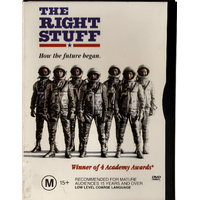 THE RIGHT STUFF How The Future Began (R4) The Story of the Original Mercury 7 Astronauts DVD Preowned: Disc Excellent