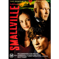 SMALLVILLE: THE COMPLETE 3 SEASON - Rare DVD Aus Stock Preowned: Excellent Condition