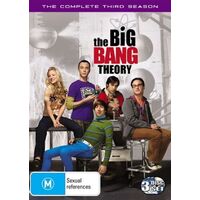 THE BIG BANG THEORY: SEASON 3 DVD Preowned: Disc Excellent