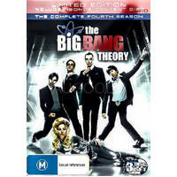 THE BIG BANG THEORY THE COMPLETE 4 SEASON DVD Preowned: Disc Excellent