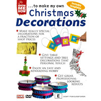 Show Me How To Make My Own Christmas Decorations -Educational Preowned DVD Excellent Condition 