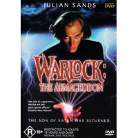 WARLOCK THE ARMAGEDDON RAINBOW DVD Preowned: Disc Excellent