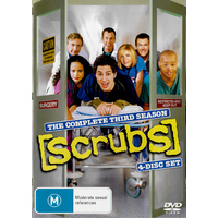 SCRUBS: THE COMPLETE THIRD SEASON DVD Preowned: Disc Excellent