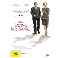 Saving Mr Banks - Rare DVD Aus Stock Preowned: Excellent Condition