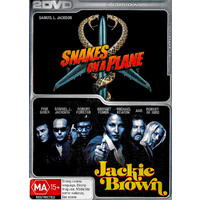 Snakes on a Plan & Jackie Brown - Rare DVD Aus Stock Preowned: Excellent Condition