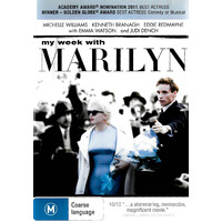 My Week With Marilyn -Rare Aus Stock Comedy DVD Preowned: Excellent Condition