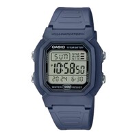 Casio W800H-2A Blue Band Unisex Adult Digital Watch Black Dial AU Stock