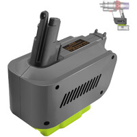 Hygieia Ryobi Converter Ryobi ONE+ 18V To Dyson V10 Battery Converter Adapter