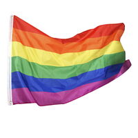 90 x 150 cm Rainbow Gay LGBTQ+ Pride Flag Party Polyester Hanging Home Outdoor Decor Garden