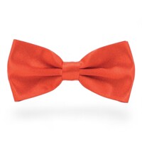 Men's Red Satin Bow Tie Solid Colour Pre Tied Bowtie Necktie Tuxedo Wedding Women