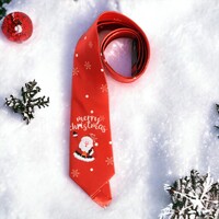 Christmas Santa Tie Mens Red Xmas Novelty Holiday Party Costume Suit Gift AU Stock