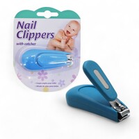 Baby Nail Clipper with Catcher Stainless Steel Nail Cutter Toenail Trim